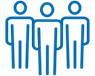 icon with 3 people representing Flying Club Insurance